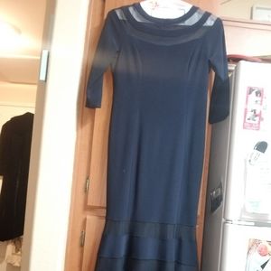 Blue dress floor length